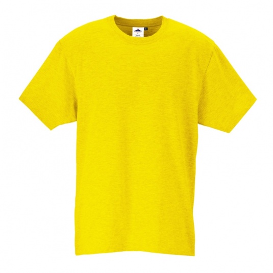 Portwest B195 Yellow Cotton Work T-Shirt