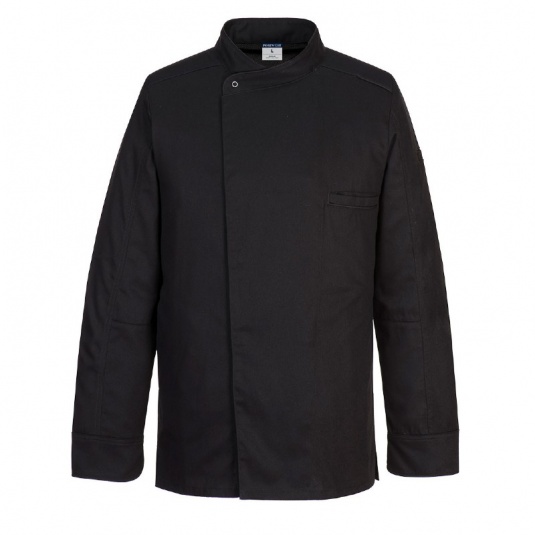 Portwest C835 Surrey Black Chefs Jacket