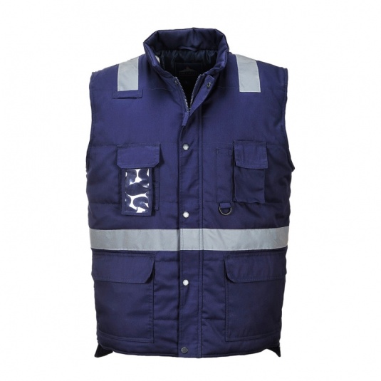 Portwest F414 Iona Insulative Bodywarmer with Reflective Tape (Navy)