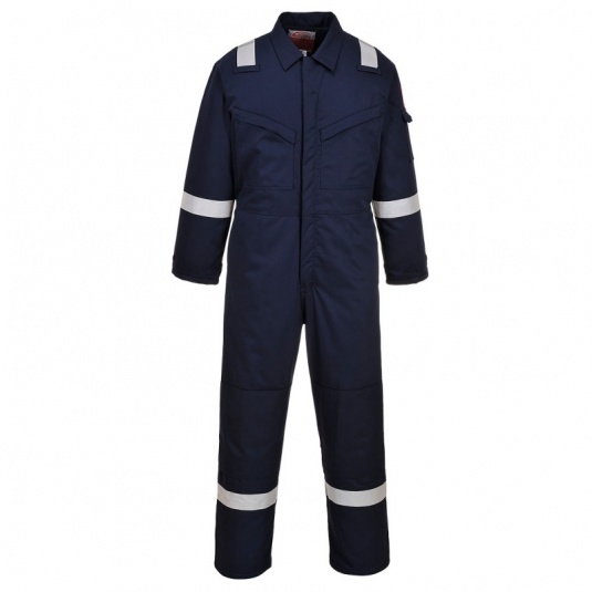 Portwest FR52 Bizflame Navy Anti-Static Class 2 Welding Coveralls