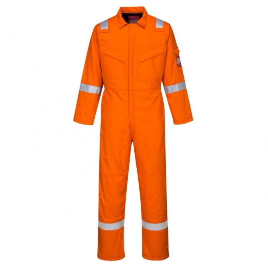 Portwest FR52 Bizflame Orange Anti-Static Class 2 Welding Coveralls