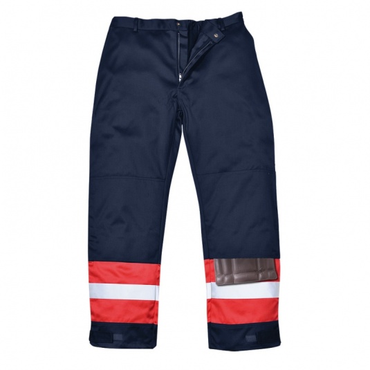 Portwest FR56 Red Bizflame Offshore Trousers