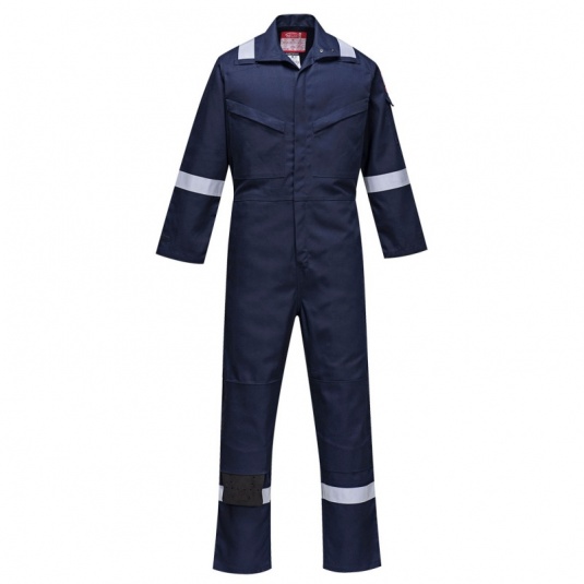 Portwest FR93 Navy Bizflame Ultra PPE Coveralls