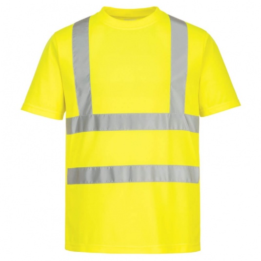 Portwest EC12 Eco Hi-Vis Yellow T-Shirt (Pack of 6)