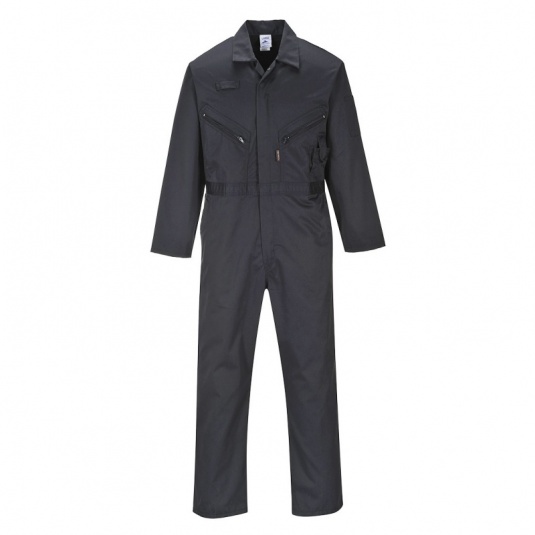 Portwest C813 Black AllPurpose Coveralls Workwear.co.uk