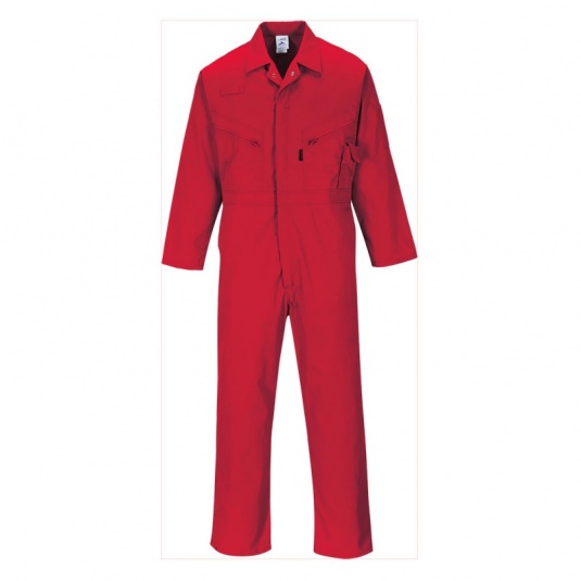 Portwest C813 Red AllPurpose Coveralls Workwear.co.uk