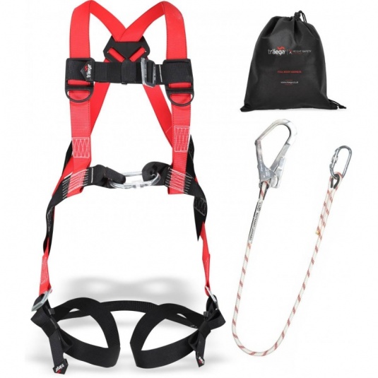 Traega Harness and Lanyard Restraint Kit with Scaffold Hook