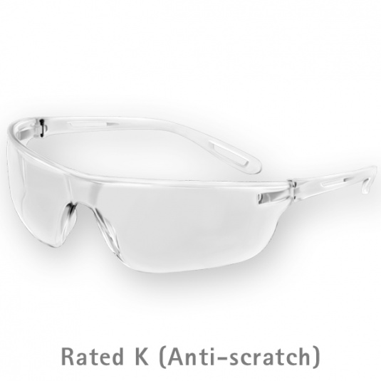 JSP Stealth 16G Clear Anti-Scratch Safety Goggles