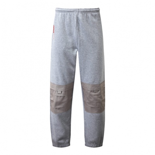 TuffStuff 717 Soft and Comfortable Grey Work Joggers with Knee Pad Pockets