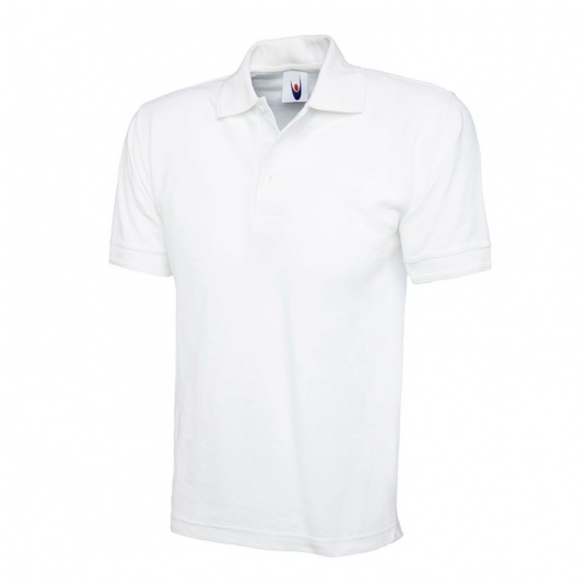 Uneek UC102 Premium Customisable Work Polo Shirt (White)