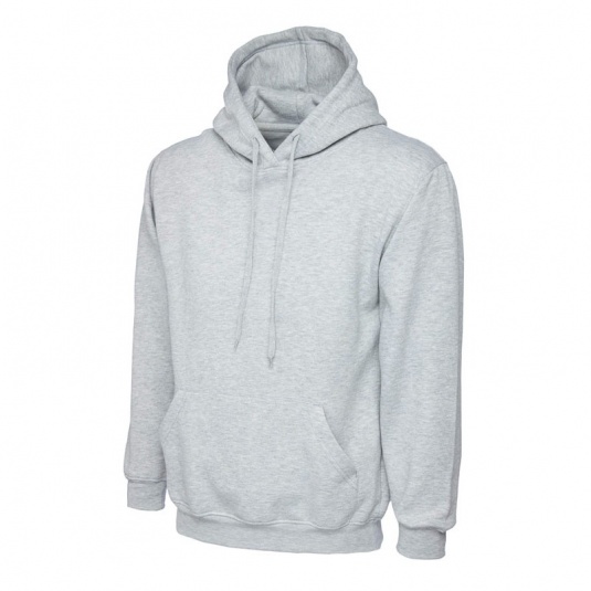 Uneek UC501 Premium Hooded Work Sweatshirt (Grey)