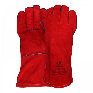 UCi WGR Lined Red Welding Gauntlets