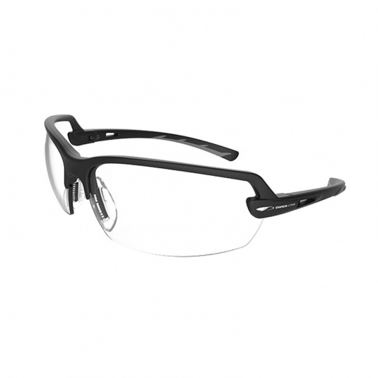 JSP Arvel Black Frame Clear Safety Glasses