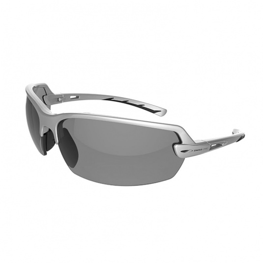 JSP Arvel Silver Frame Smoke Tinted Safety Glasses