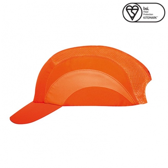 JSP Hi-Vis Orange A1+ Short Peak Hardcap