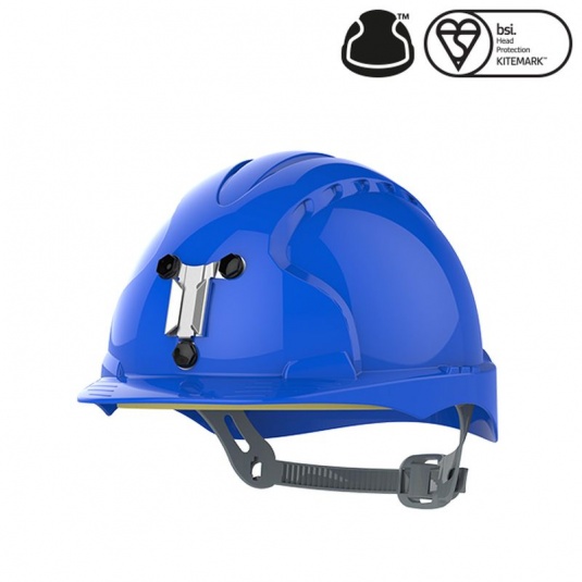 JSP EVO3 Blue HDPE Mining Helmet