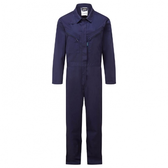 Portwest 2802 Navy Standard Coveralls - Workwear.co.uk