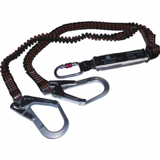 Delta Plus AN245200CDD 2m Lanyard with Fall Arrest Energy Absorber