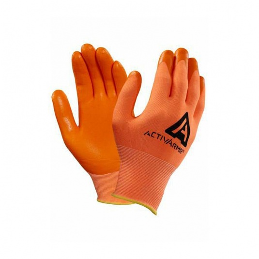 Ansell ActivArmr 97-012 Breathable Hi-Vis Utility Gloves