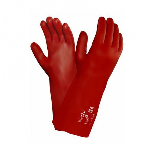 Ansell AlphaTec 15-554 PVA-Coated Chemical Handling Gloves
