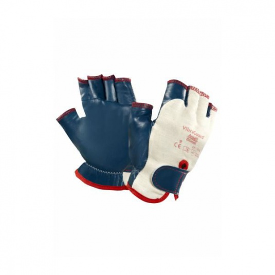 Ansell ActivArmr 07-111 Half-Finger Padded Work Gloves