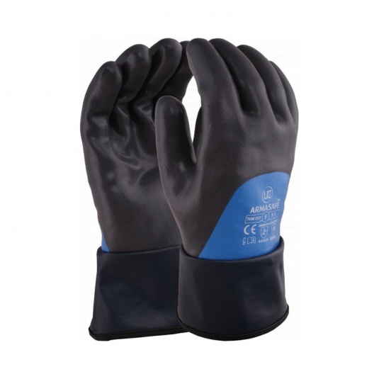 UCi Armasafe Cut Level F Nitrile Coated Blade and Metal Safe Gloves