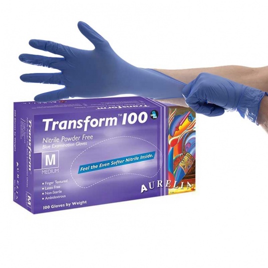 Aurelia Transform 100 9889A5-9 Nitrile Precision Examination Gloves