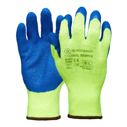 Blackrock 84011 Thermal Latex-Coated Gripper Gloves