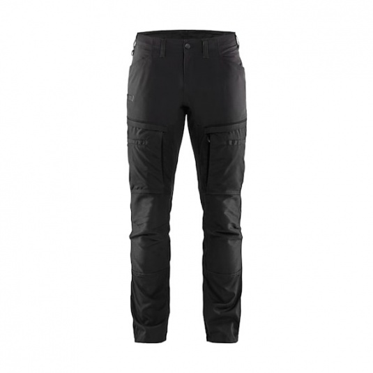 Blaklader Workwear Service Trousers with Stretch (Black/Dark Grey)