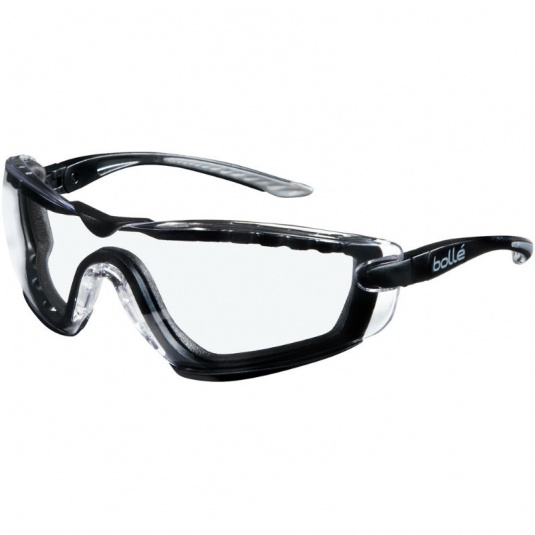 Bollé Cobra Clear Foam Safety Glasses with Side Arms COBFTPSI