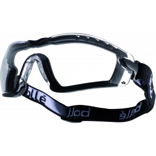 Bollé Cobra Clear Foam Safety Goggles with Adjustable Strap COBFSPSI