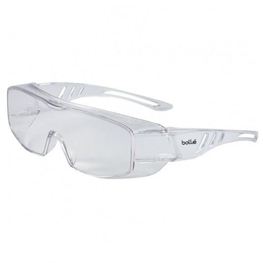 Bollé Overlight OTG Clear Lens Safety Glasses OVLITLPSI Workwear.co.uk
