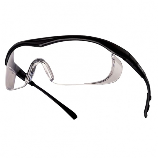 Bollé Targa Clear Safety Glasses with Black Frames TABPSI