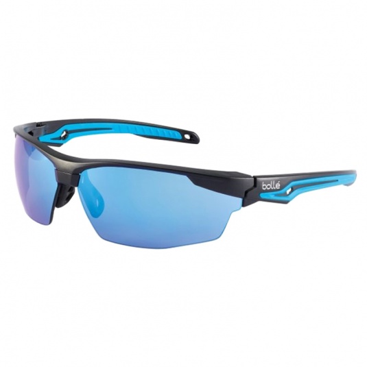 Bollé Tryon Flash Blue Lens Safety Glasses TRYOFLASH