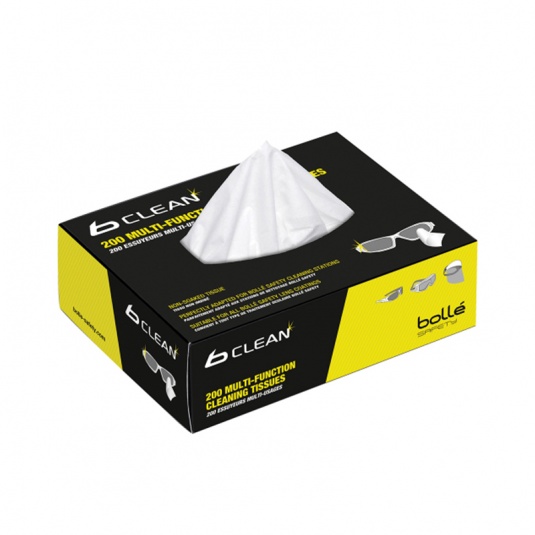 Boll Workplace Cleaning Tissues for Safety Glasses and Goggles B401 (Box of 200 Tissues)