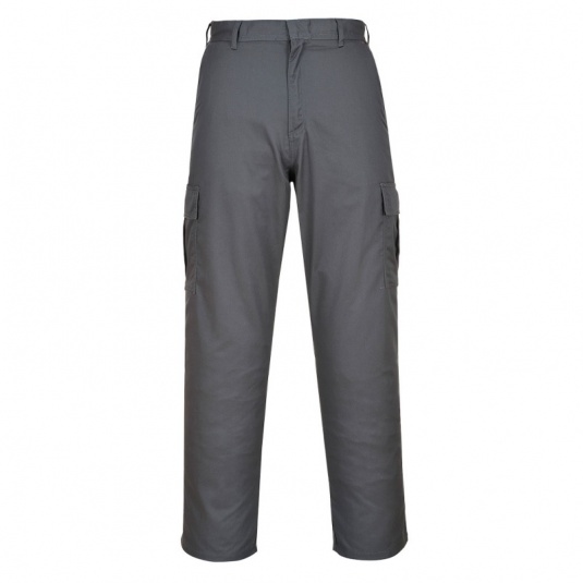 Portwest C701 Grey Combat Trousers - Workwear.co.uk