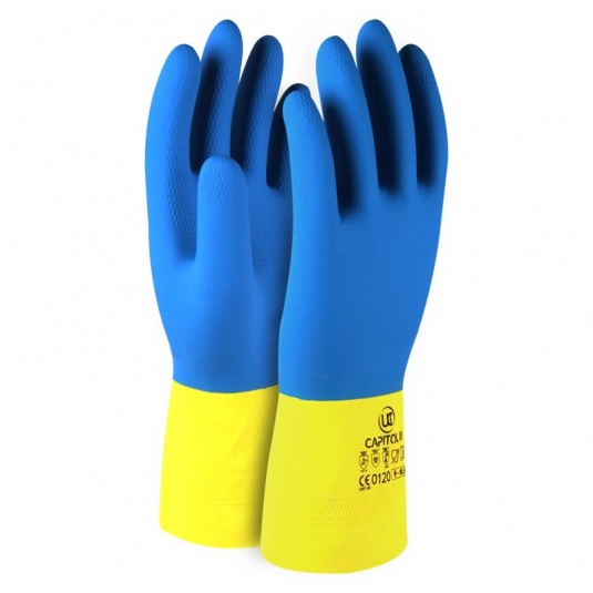 UCi Capitol II Chemical-Resistant Double-Dipped Rubber Gloves
