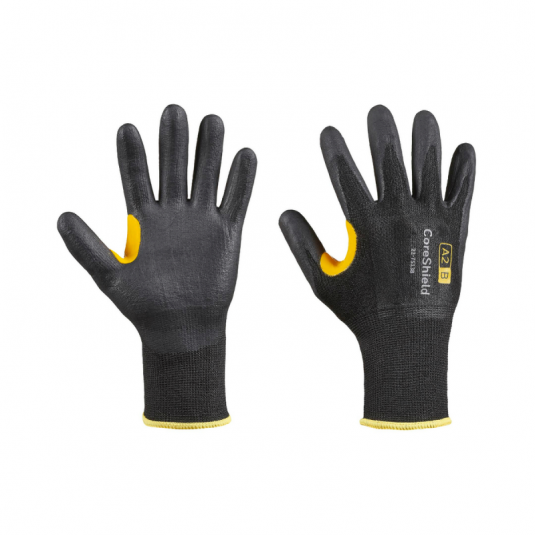 Honeywell CoreShield 22-7513B Nitrile Foam-Coated Black Gloves