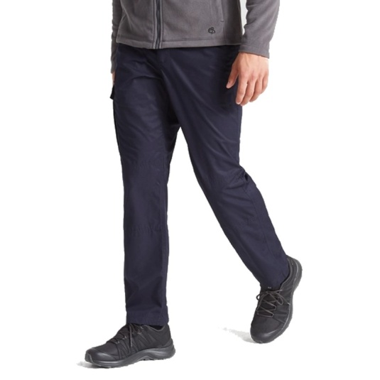 thumbnail image 2 of Craghoppers Men's Kiwi Classic Trousers - Dark Navy, 34x34, Lightweight, UV Protective, Water-Repellent, Reinforced Knees 2 of 2