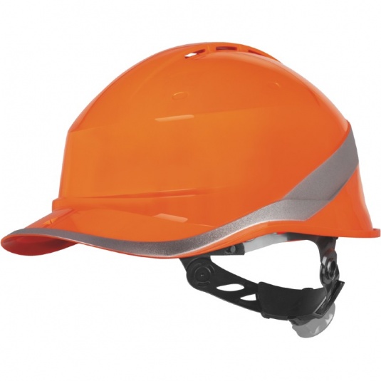 Delta Plus Diamond VI Wind Baseball-Cap-Shaped Vented Safety Helmet (Orange)