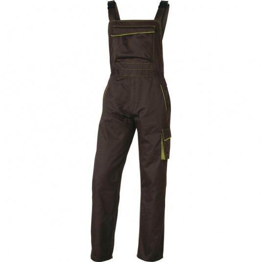 Delta Plus M6SAL Panostyle Grey and Green Working Dungarees
