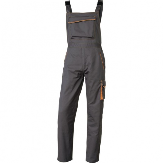 Delta Plus M6SAL Panostyle Grey and Orange Working Dungarees