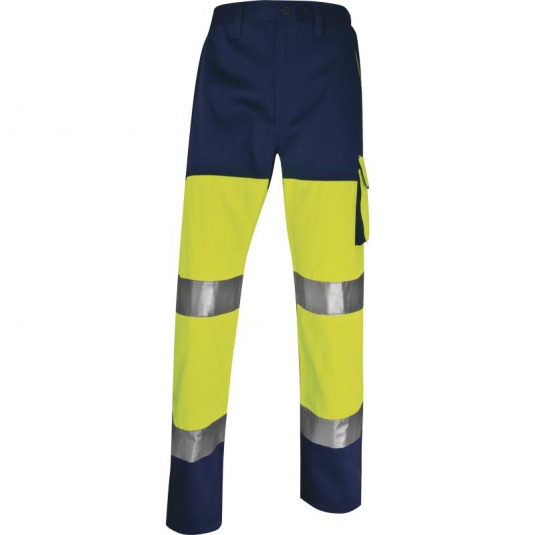 Delta Plus PHPA2 Panostyle Hi-Vis Yellow Working Trousers