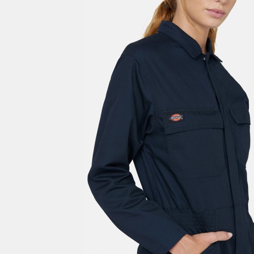 Dickies Everyday Work Coveralls (Dark Navy) - Workwear.co.uk