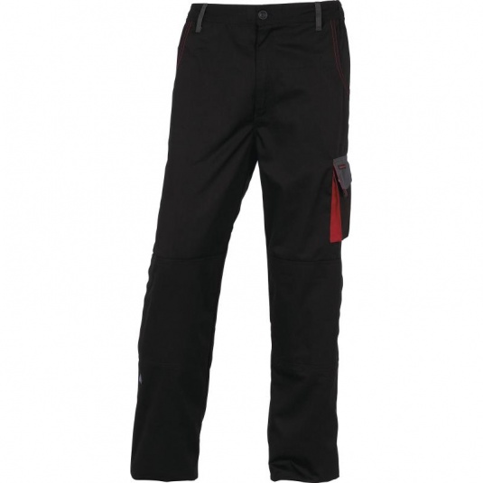 Delta Plus DMACHPAN D-Mach Black and Red Working Trousers