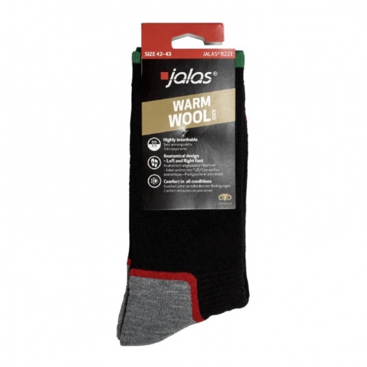 Ejendals JALAS 8221 Merino Wool and Terry Cloth Anti-Sweat Work Socks
