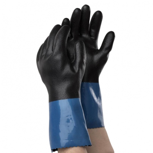 Ejendals Tegera 71000 Nitrile and PVC Chemical-Resistant Gauntlets