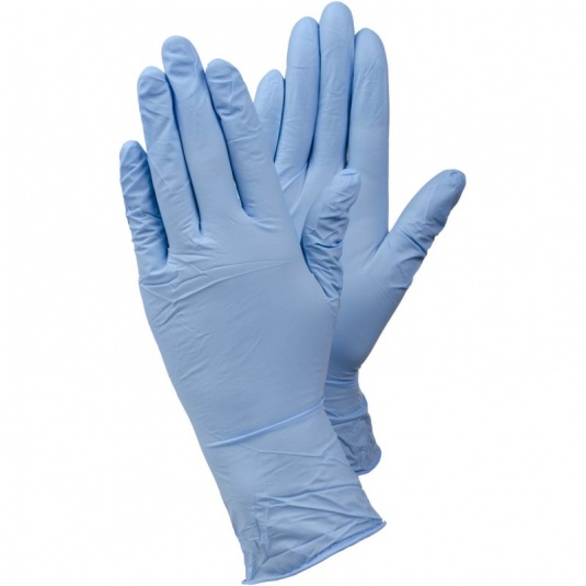 Ejendals Tegera 84501 ChemicalResistant Nitrile Disposable Gloves