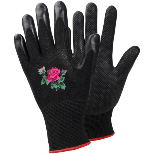 Ejendals Tegera 90066 Ladies' Floral Water-Repellent Gardening Gloves