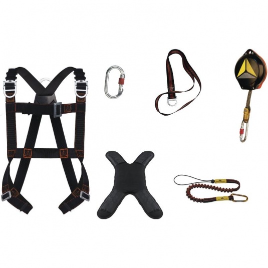 Deta Plus ELARA340HGT Fall Arrest Kit (Harness, Lanyard, Arrest Block and More)